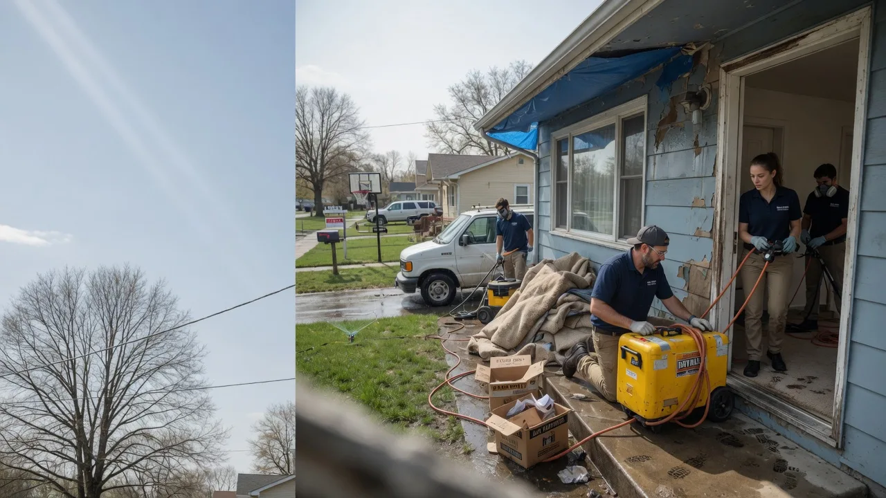 Basement Flood Cleanup in Delphos, OH near me